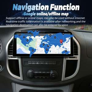 Radio con Pantalla de 12.3 Pulgadas, Reproductor de Video para Auto con Android 13, Estéreo para Mercedes Benz W447 Vito 116 2016, GPS, Multimedia, Carplay, Unidad Principal - Product Image 3