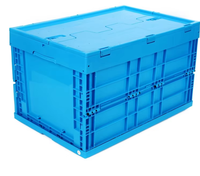 Caisses en plastique pliables, boîte pliable pour fruits et légumes, pour supermarché, camping, boîte de manutention pliable