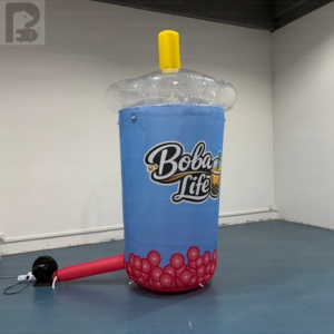 Vaso <span class=keywords><strong>de</strong></span> Té <span class=keywords><strong>de</strong></span> Burbujas Inflable Gigante Personalizado <span class=keywords><strong>de</strong></span> 2.5m para Tiendas <span class=keywords><strong>de</strong></span> Té con Leche, Cafeterías, Puestos <span class=keywords><strong>de</strong></span> Calle, Publicidad/Drenaje Comercial - Product Image 2