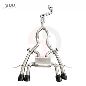 Tuyaux d'échappement Catback en acier inoxydable SD 304 pour BMW M3/M4 G80/G82/G8X 3.0T 2021-2026, système d'échappement de tuning, <span class=keywords><strong>double</strong></span> tuyaux - Product Image 3