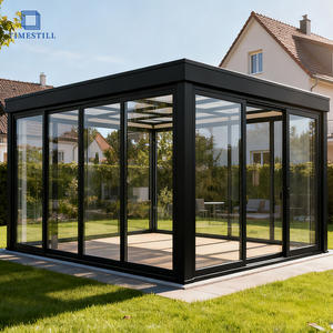 Véranda en aluminium toutes saisons, véranda en verre 4 saisons pour extension de maison avec isolation thermique certifiée CE - Product Image 5