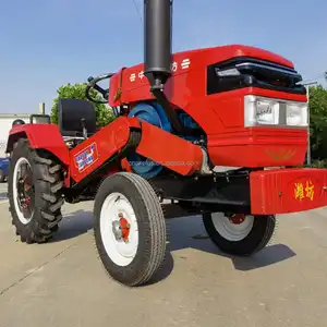 两轮驱动农用拖拉机可装耕犁机具