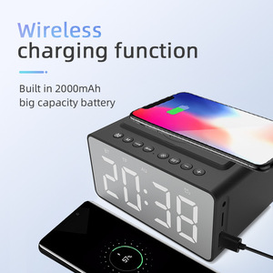New Wireless Charging <strong>Bluetooth</strong> Audio Speaker with LED Alarm <strong>Clock</strong> Display Digital Display Type for Foreign Trade Explosions - Product Image 5