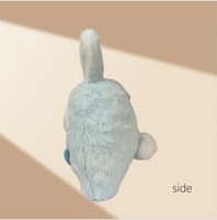 Porte-clés de machine à griffes de lapin de 4 pouces en coton à faible quantité minimale de commande Prix multi-style