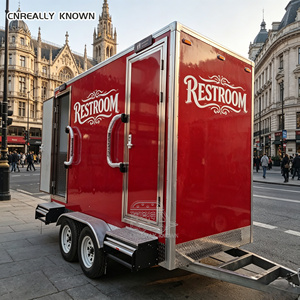 Remolque de Baño Portátil de Lujo, Totalmente Equipado, con VIN DOT, Duradero, para Eventos VIP - Product Image 1