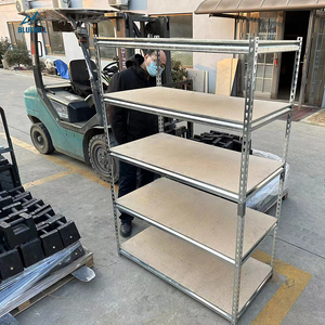 Warehouse 4 Tier Iron Boltless Racking <strong>Industrial</strong> Garage <strong>Shelves</strong> Storage Rack <strong>Units</strong> - Product Image 5
