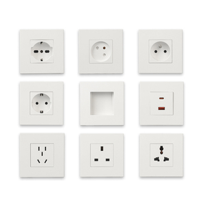 แผงกระจก 86 มม. EU/UK สีขาว 10A 65W ชาร์จเร็ว USB Type-C แบบสองขั้ว 4 ช่อง สำหรับทีวี โทรศัพท์ เต้ารับไฟฟ้าติดผนัง - Product Image 1