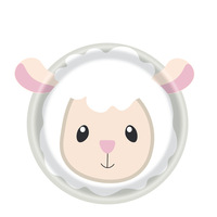 Offre Spéciale Assiettes en Carton Jetables Animaux de la Ferme Adorables Vaisselle de Fête Dessin Animé pour Anniversaire Enfants et Baby Shower