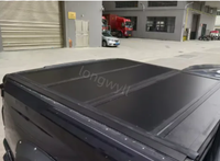 Couvercle coulissant en aluminium à trois volets pour Chevrolet Colorado Topper Quad-Fold Heavy-Duty Hard Four-Fold Cover