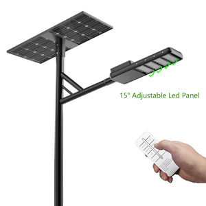 Đèn năng lượng mặt trời tích hợp tất cả trong một 80W, đạt chứng nhận CE ROHS, chất lượng tốt, dùng cho chiếu sáng ngoài trời - Product Image 2