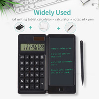 Mini calculatrice graphique intelligente électronique de bureau financière d'école de logo personnalisé avec la tablette d'écriture d'affichage à cristaux liquides
