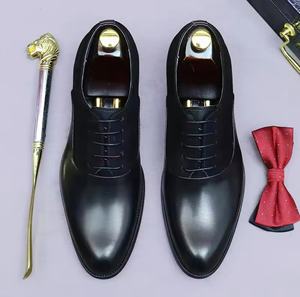 Zapatos de fútbol de cuero para hombre, zapatos italianos de cuero, zapatos de seguridad de cuero para hombre - Product Image 4