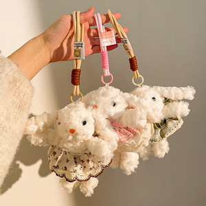 Llavero de peluche de oso pequeño, creativo, lindo y adorable, ecológico, con diseño de dibujos animados para la vuelta al cole, para decoración de bolsos - Product Image 3