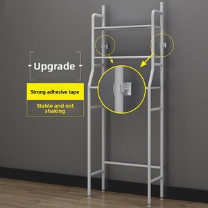Estante de Almacenamiento Metálico Resistente de 3 Niveles para Sobre el Inodoro, Organizador Versátil para Ahorrar Espacio en el Baño, Estante Utilitario Independiente - Product Image 4