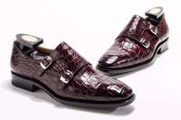 Chaussures pour hommes de qualité supérieure en crocodile sur semelle Cloud, fabriquées à la main par Goodyear, chaussures habillées formelles pour hommes, en cuir d'alligator véritable, chaussures de ville pour hommes
