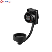 Connecteur circulaire d'alimentation étanche IP68 CNLINKO YM20 2-14 broches, prise aviation en plastique M20, connecteur électrique industriel