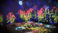 2025 Lumière animée sur la table Resutarant Restaurant immersif Projecteur de cartographie 3d interactif Bureau holographique
