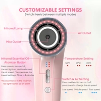 Sèche-cheveux professionnel haute vitesse à infrarouge et plasma, avec huile essentielle, 110 000 tr/min, ionique, pour salon, vente en gros