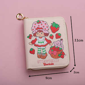 MXM 时尚女式卡通钱包草莓女孩可爱学生零钱包潮流儿童包 - Product Image 3