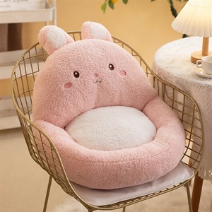 <span class=keywords><strong>Dessin</strong></span> <span class=keywords><strong>animé</strong></span> ours chaise coussin intégré soutien lombaire Super doux en peluche bureau sédentaire artefact mignon hiver siège PP coton maille - Product Image 3