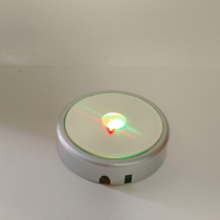 Base de lumière led ronde multimodale à piles support de base de lumière led en cristal brillant pour l'artisanat