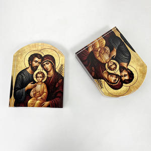 Prensapapeles de Cristal K9 con Arco, Impresión UV, Icono Religioso de la Virgen María Ortodoxa, Regalo Religioso para Iglesia, Recuerdo - Product Image 3