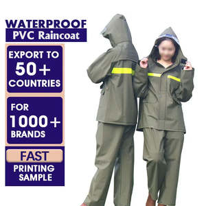 Impermeable <span class=keywords><strong>de</strong></span> Trabajo con Capucha y Logotipo Personalizado <span class=keywords><strong>de</strong></span> Fábrica, Chaqueta Impermeable Reflectante <span class=keywords><strong>de</strong></span> Poliéster Oxford, Traje <span class=keywords><strong>de</strong></span> <span class=keywords><strong>Lluvia</strong></span> <span class=keywords><strong>de</strong></span> PVC - Product Image 6