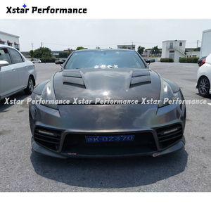 Pare-chocs avant en fibre de carbone style Webersport pour Nissan <span class=keywords><strong>370Z</strong></span> Z34 2009-2020 Kit de carrosserie - Product Image 2
