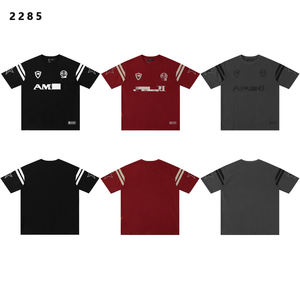 Camiseta de Hombre de Alta Calidad, Diseño Original de Marca Famosa, con Etiquetas Completas, Talla Grande, 100% Algodón, Modelo Amiry - Product Image 1