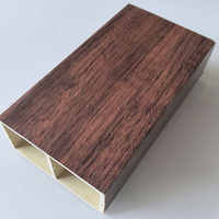 Hollow Square Timber Tube Moisture-Proof Interior Wall Partition Size50*100 Customizable Modern Villa Commerce Household Graphic