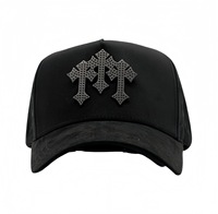 Casquette de baseball personnalisée de qualité OEM ODM G5, broderie 3D, patch métallique brodé de luxe, casquette de baseball CT X Barbas Hats
