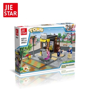 <span class=keywords><strong>El</strong></span> modo de escena quiosco juguetes de bloques de construcción de plástico para jugar a fingir - Product Image 2
