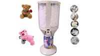 Machine à rembourrer les jouets en peluche mobiles certifiée CE ISO KIVAS, machine à rembourrer les ours en peluche, moteur pour oreillers 110V/220V, garantie 1 an