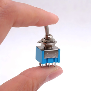 Mini Interruptor de Palanca DPDT MTS-202 de 6 Pines, 2 Posiciones ON/ON, 6A 125VAC, Interruptor de Palanca Miniatura, Interruptores DIP - Product Image 6