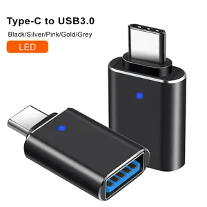 Adattatore USB 3.0 5Gbps USB-C maschio A USB 3.0 una femmina di tipo C OTG per MacBook pro PC portatile iMac iPad aria