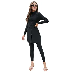 Wholesale modest full coverage fashion sexy beach muslim swimwear women