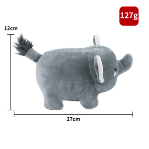 D <span class=keywords><strong>KING</strong></span> Peluche Éléphant Mignon Douce et Rembourrée avec Doublure en Maille pour Bébés, Tout-Petits et Décoration de Crèche - Product Image 2