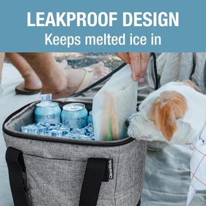 Insulated <strong>Cooler</strong> Bag Leakproof Soft <strong>Folding</strong> <strong>Cooler</strong> for Beach, Travel Insulated Lunch Bag - Product Image 2