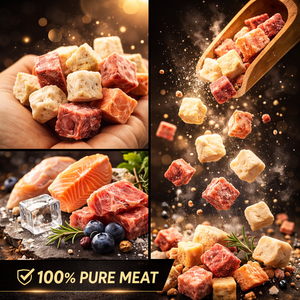 Nourriture pour animaux <span class=keywords><strong>de</strong></span> compagnie lyophilisée en gros, collations saines pour chats et chiens, poulet, saumon, bœuf, friandises lyophilisées pour animaux <span class=keywords><strong>de</strong></span> compagnie, OEM - Product Image 2