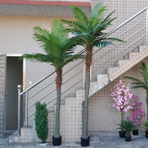 Cây dừa nhân tạo mini-Cọ nhựa cho cửa hàng thương mại trong nhà trang trí | nhà máy bán trực tiếp cây nhân tạo - Product Image 4