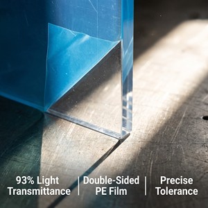 Lámina de Acrílico Fundido MMA 100% Virgen |   Lámina Acrílica Transparente de PMMA de 4 pies x 8 pies, 2 mm, 3 mm, 4 mm, 5 mm, 6 mm, Venta al por Mayor, para Corte Láser - Product Image 5