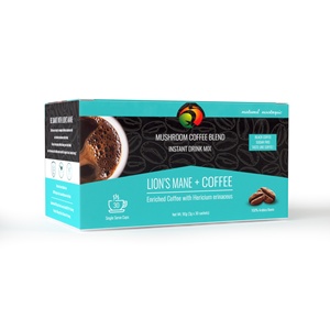 Qinshantang leoni criniera nera caffè istantaneo 3g * 30 bustine/scatola di funghi macinati caffè cioccolato zucchero gusto funzione dimagrante - Product Image 5