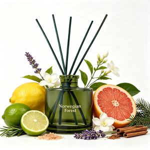 Difusor de Aroma de Lengüeta de Paja Noruega con MOQ Bajo, Logotipo Personalizado, Venta al por Mayor, Fragancia Ecológica de Lujo para el Hogar, Dormitorio <span class=keywords><strong>y</strong></span> Hotel - Product Image 1