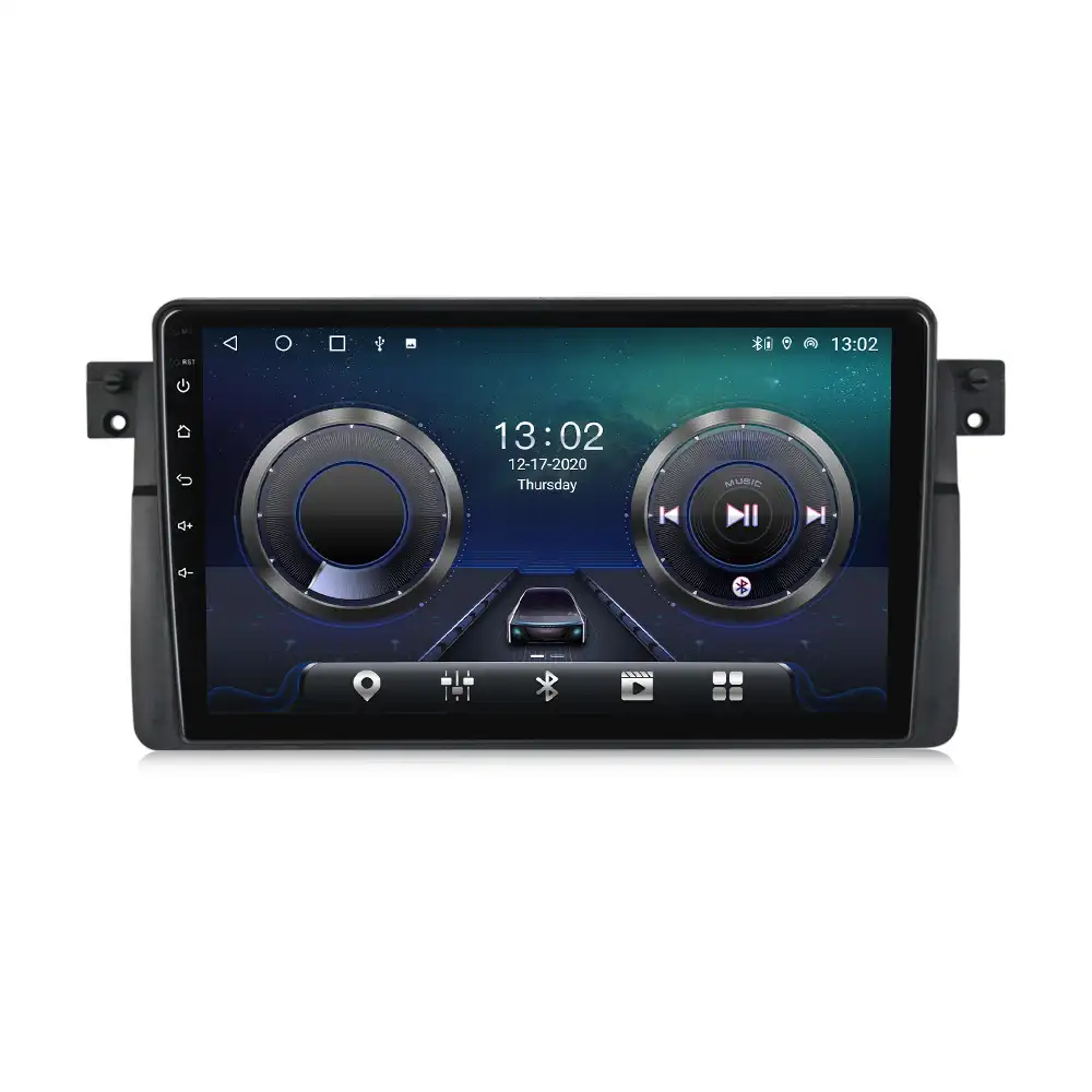 TS Android 11 Car Đài Phát Thanh Xe Hơi Cho BMW E46 Stereo Auto Đài Phát Thanh 2din Android Phổ 4 Gam WIFI Car Dvd Player AM FM RDS IPS RDS