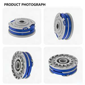 Tête de coupe de rechange FLY289, ligne en nylon rouge de 36 pieds/11 m, 1,65 mm, pour Flymo Contour 500 XT, 44 g, garantie 1 an - Product Image 4