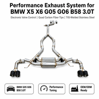 Système d'échappement Valvetronic pour BMW X5 GO5 X6 GO6 3.0T B58 SS304, système d'échappement Catback, son de course, système de performance