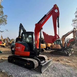 รถขุดตีนตะขาบขนาดเล็ก Kubota KX165/KX165-5 มือสองจากญี่ปุ่น น้ำหนัก 5.5 ตัน แบบหางสั้น พร้อมขายในราคาถูก - Product Image 1