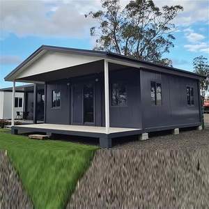 منزل متنقل قابل للتوسيع معتمد من CE، فيلا متنقلة مجهزة بالكامل، منزل مسبق الصنع سريع البناء مقاوم للحريق، كوخ شاطئي - Product Image 1