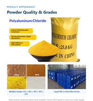 Chlorure de polyaluminium (PAC) 28% Flocculant pour le traitement des eaux usées municipales
