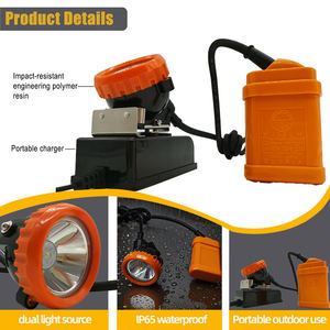 KJ3.5M LED Minera Lampara Lámpara de Minería a Prueba de Agua a Prueba de Explosiones IP67 Batería de Hidrógeno de Níquel <span class=keywords><strong>Minero</strong></span> Linterna Para Mineria - Product Image 6
